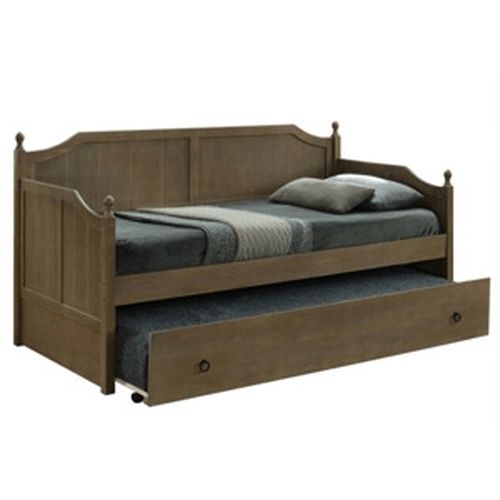 Baroba rustikálna jednolôžková posteľ s prístelkou 90x200 cm dub antický