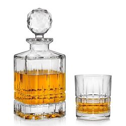 Crystal Bohemia DOVER whisky set (1 + 6)