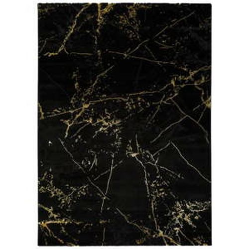 Čierny koberec Universal Gold Marble, 160 x 230 cm