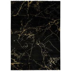 Čierny koberec Universal Gold Marble, 160 x 230 cm