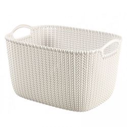 Curver Úložný box Knit 19 l, krémová