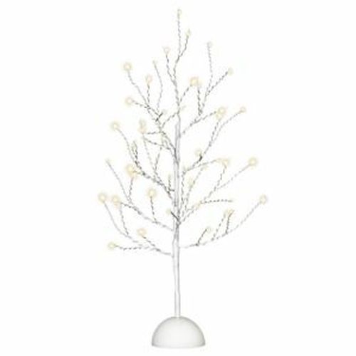 Dekoratívny LED svetelný strom so 48 LED, 60 cm - biely