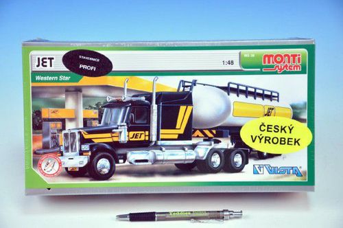 Stavebnice Monti 38 JET-Western Star 1:48 v krabici 32x17x8cm