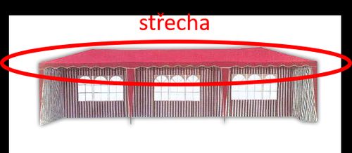 Strecha k altánku 3901-PL - červená