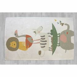Detský koberček Little Nice Things Love Animals, 195 x 135 cm