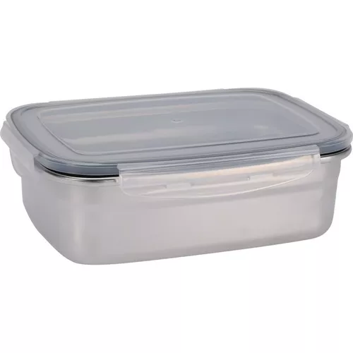 Excellent Houseware Nerezová nádoba s plastovým viečkom 1250 ml, 1,25 l