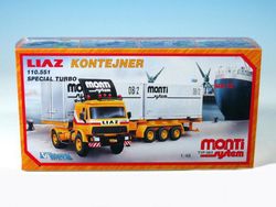 Stavebnice Monti 08/2 Kontejner Liaz 1:48 v krabici 31,5x16,5x7,5cm