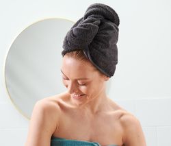 Uterákový turban, antracitový