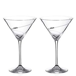 Diamante Silhouette poháre na martini 210 ml, 2 ks