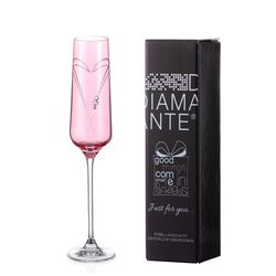 Diamante JFY Pink Hearts flute 190 ml