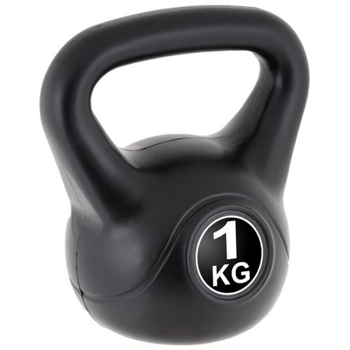 MAXXIVA Kettlebell činka, čierna, 1 kg