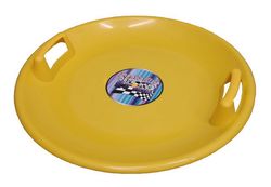 Acra A2034 Superstar plastový tanier žltý