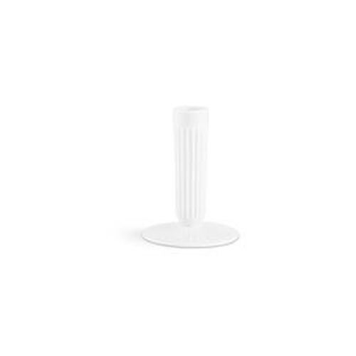 Biely kameninový svietnik Kähler Design Hammershoi, výška 12 cm