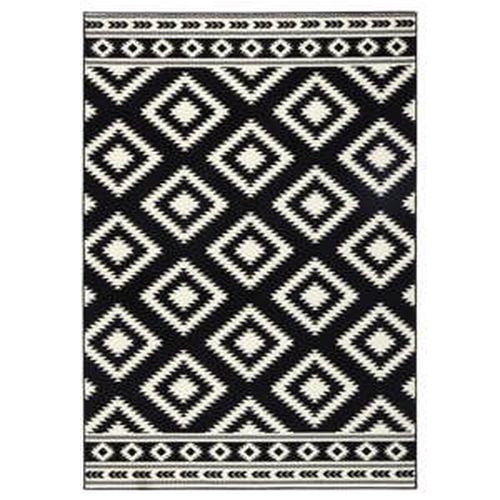 Čierny koberec Hanse Home Gloria Ethno, 80 × 150 cm