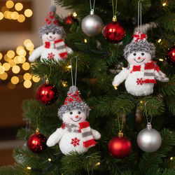 Vianočná ozdoba Snehuliak