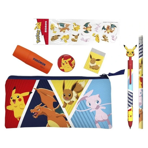Školská súprava Pokémon so samolepkami