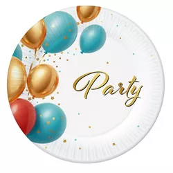 Párty papierové taniere 18 cm 6 ks