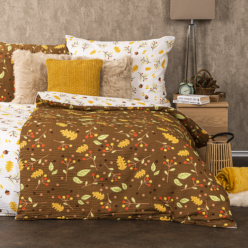 4Home Krepové obliečky Jeseň, 160 x 200 cm, 70 x 80 cm