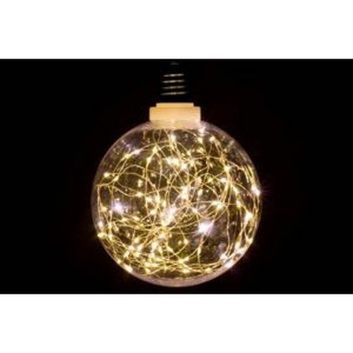 Vianočná dekorácia - žiarovka - 80 LED teplá biela