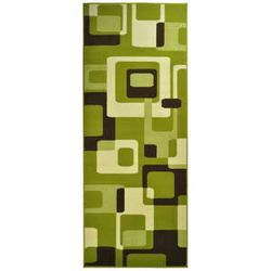 Zelený koberec Hanse Home Hamla Retro, 80 × 200 cm