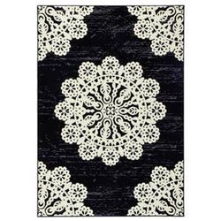 Čierny koberec Hanse Home Gloria Lace, 80 x 150 cm