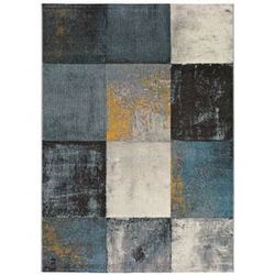 Sivý koberec vhodný aj do exteriéru Universal Adra Azulo, 133 × 190 cm
