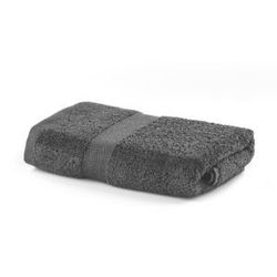 Tmavosivý uterák DecoKing Marina, 50 × 100 cm