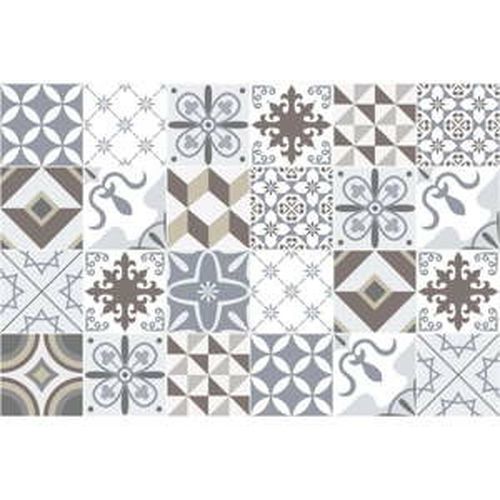 Súprava 24 dekoratívnych samolepiek na stenu Ambiance Mosaic Portugal, 15 × 15 cm