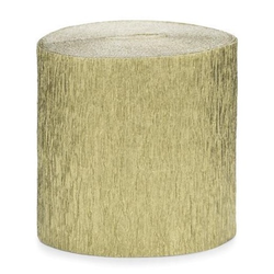 SERPENTÍNA krepová zlatá 5 cm x 10 m