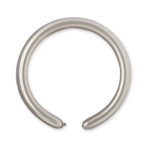 Balóniky modelovacie strieborné 100 ks