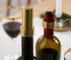 Vákuový uzáver na víno a krúžok proti kvapkaniu vína