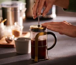 Kanvica french press 300 ml, zlatá