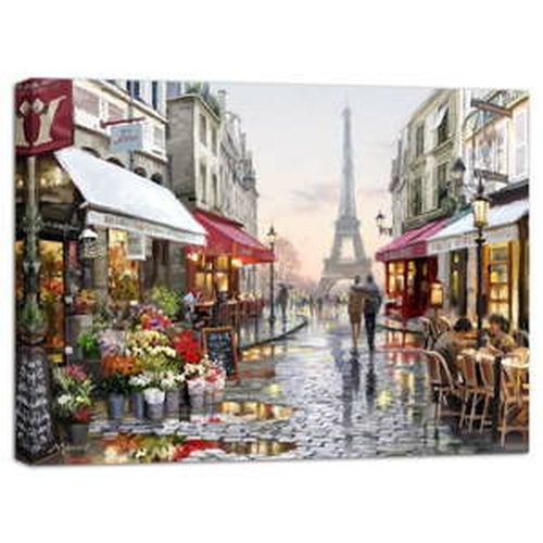 Obraz Styler Canvas Watercolor Paris I, 85 × 113 cm