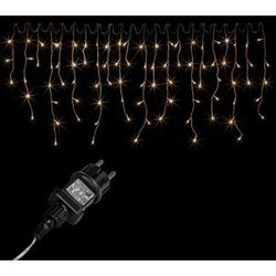 Vianočný svetelný dážď 200 LED teplá biela - 5 m