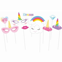 SADA DO FOTOKÚTIKA Dúhový Jednorožec 10ks