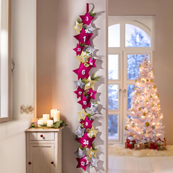 Adventný kalendár Hviezdy, fialová