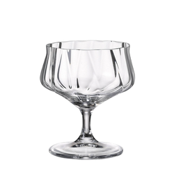 Crystal Bohemia Cettia optic poháre na zmrzlinu 295 ml 6 ks