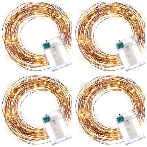 LED svetelná reťaz - 4 sady - 20 mini diód