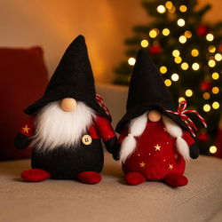 Vianoční škriatkovia, 20 cm, sada 2 ks