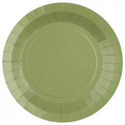 Taniere papierové olivové 22,5 cm (10 ks)