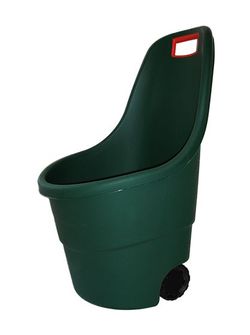 Záhradný plastový vozík EASY GO - 55L zelený
