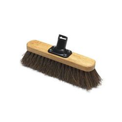 Hlavica na zmeták s tuhými palmovými vláknami Addis Varnished, 27,5 cm