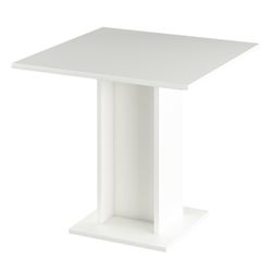 Jedálenský stôl, biela, EUGO