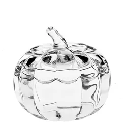 Crystal Bohemia Sklenená dóza Tekvica 180 mm