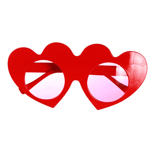 Okuliare Párty fun Červené srdcia 1 ks