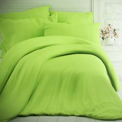 Kvalitex Bavlnené obliečky zelená, 240 x 200 cm, 2 ks 70 x 90 cm