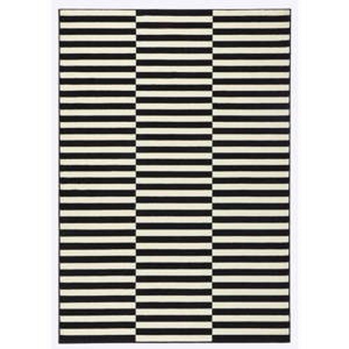 Čierno-biely koberec Hanse Home Gloria Panel, 120 x 170 cm
