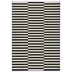Čierno-biely koberec Hanse Home Gloria Panel, 120 x 170 cm