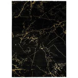 Čierny koberec Universal Gold Marble, 140 x 200 cm