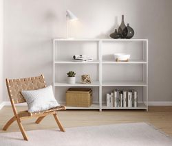 Kovová stolová lampa »Cale«, biela